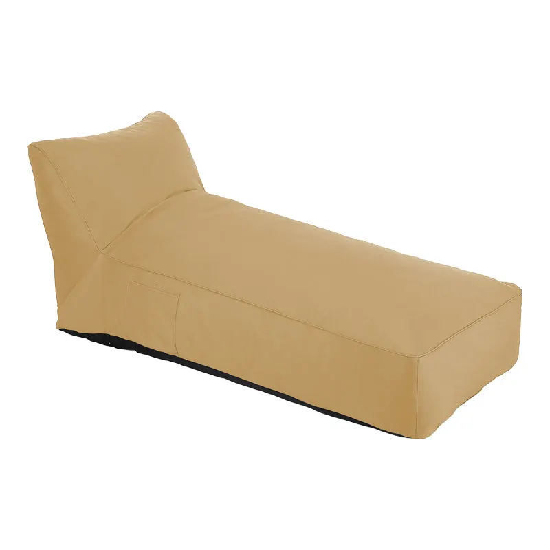 Șezlong puf impermeabil Telena, Bej, 70x150x65 cm - Bej