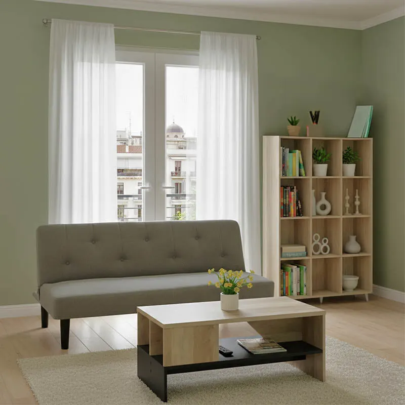 Set Mobilier Living Sutary, Lemn, Personalizate - Pachet 3 Piese pentru Studenți, 167x77x73 cm - Multicolor