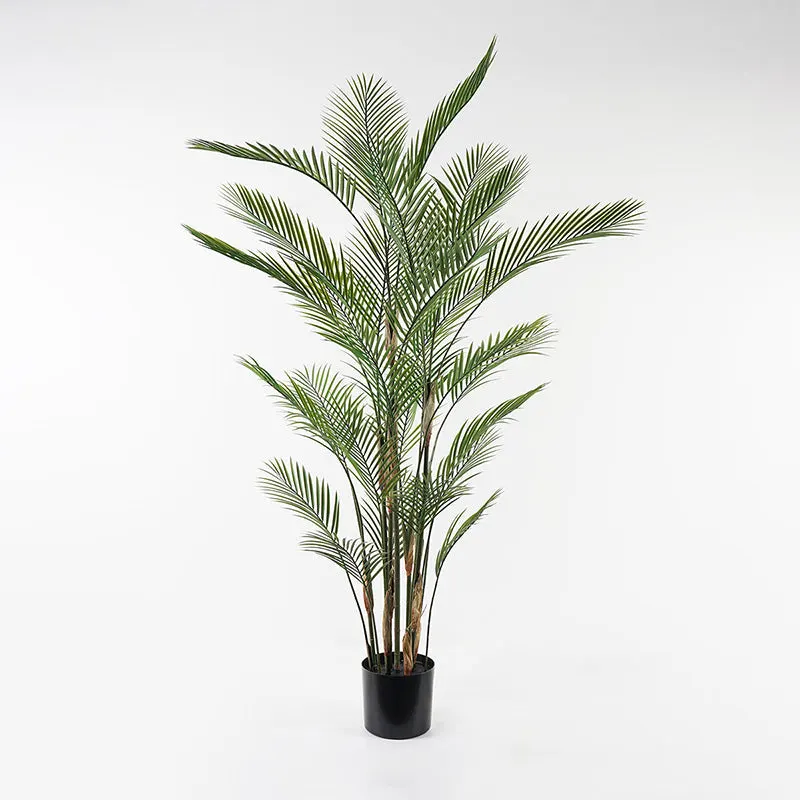 Plantă decorativă cu ghiveci Kwai, Sintetic, Verde, 125x180 cm - Verde