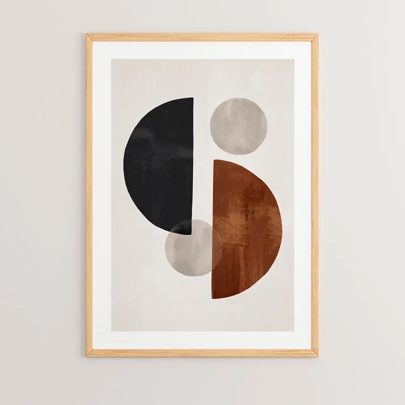 Tablou cu imprimeu digital Cana, Lemn, Multicolor, 33x48 cm - Multicolor