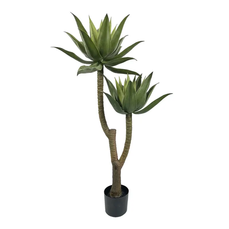Planta decorativa cu ghiveci Lotus, polipropilena, Înaltime 120 cm - Negru