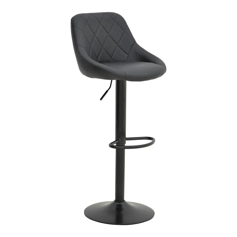 Taburet pliabil bar cu baza, neagra, 47x49x112 cm - Negru