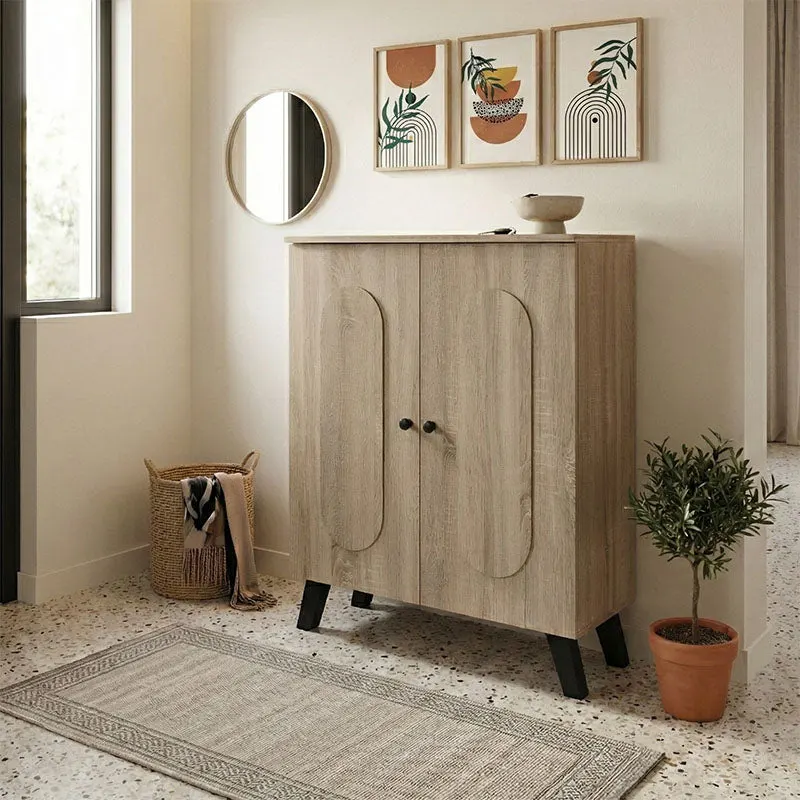 Dulap pantofi Cathi, 80x34x95 cm - Sonoma
