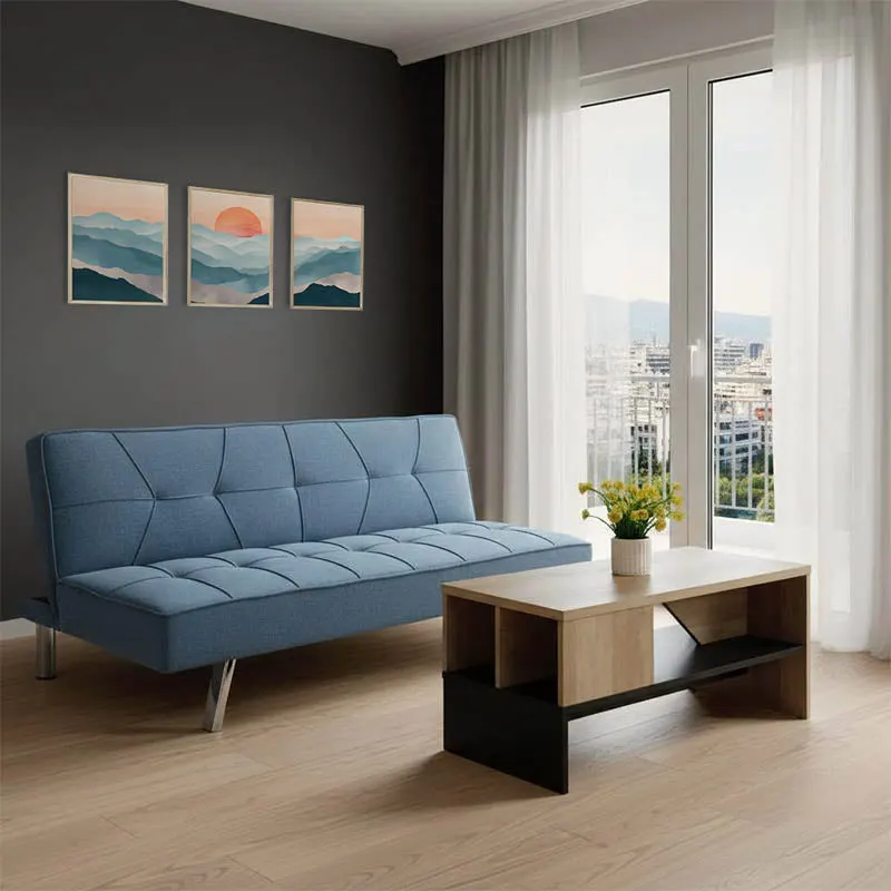 Set de mobilier pentru camera de zi pentru studenti Groove 2 piese, 175x83x74 cm - Multicolor