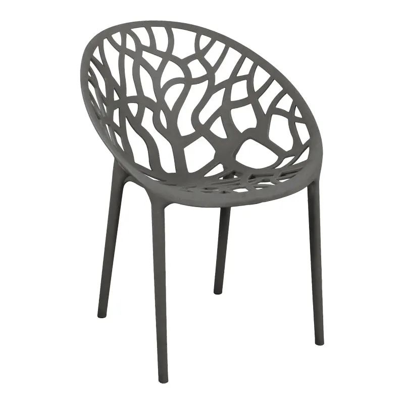 Scaun cu brate Daren, antracit, 59x60x80 cm - Gri