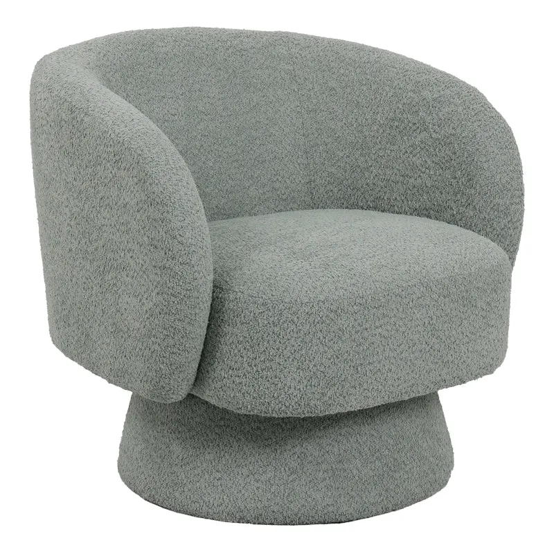 Fotoliu cu brate pivotant din verde, deschis, 78x81x77 cm - Verde