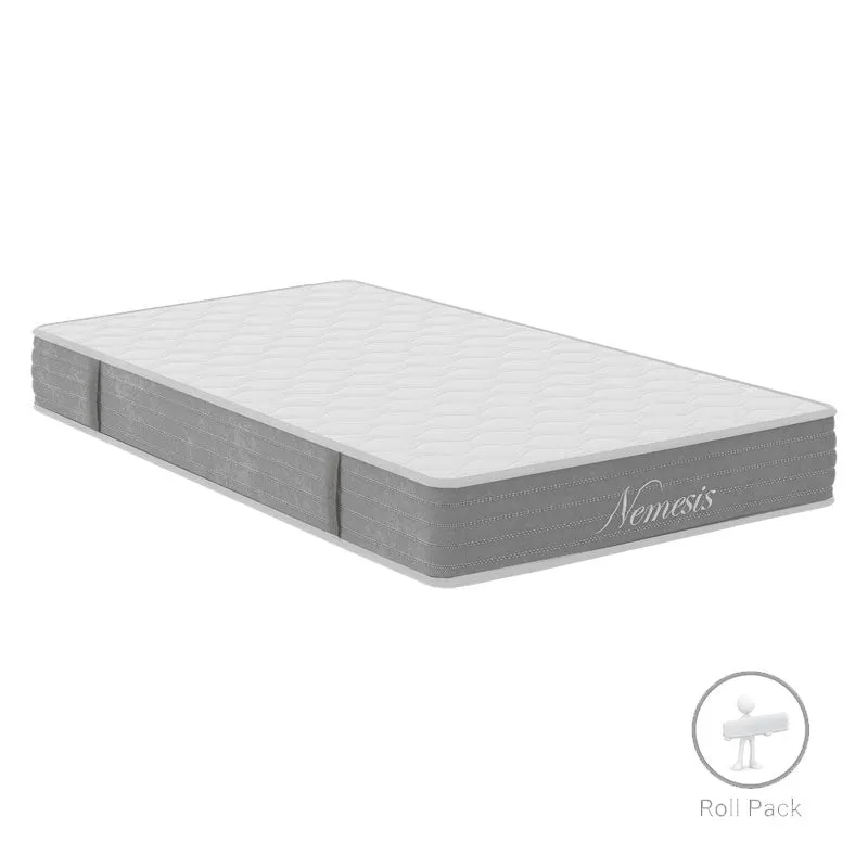Saltea Nemesis pachet role de arcuri buzunar ambele parti 20-22cm, Alb, 100x200 cm - Alb