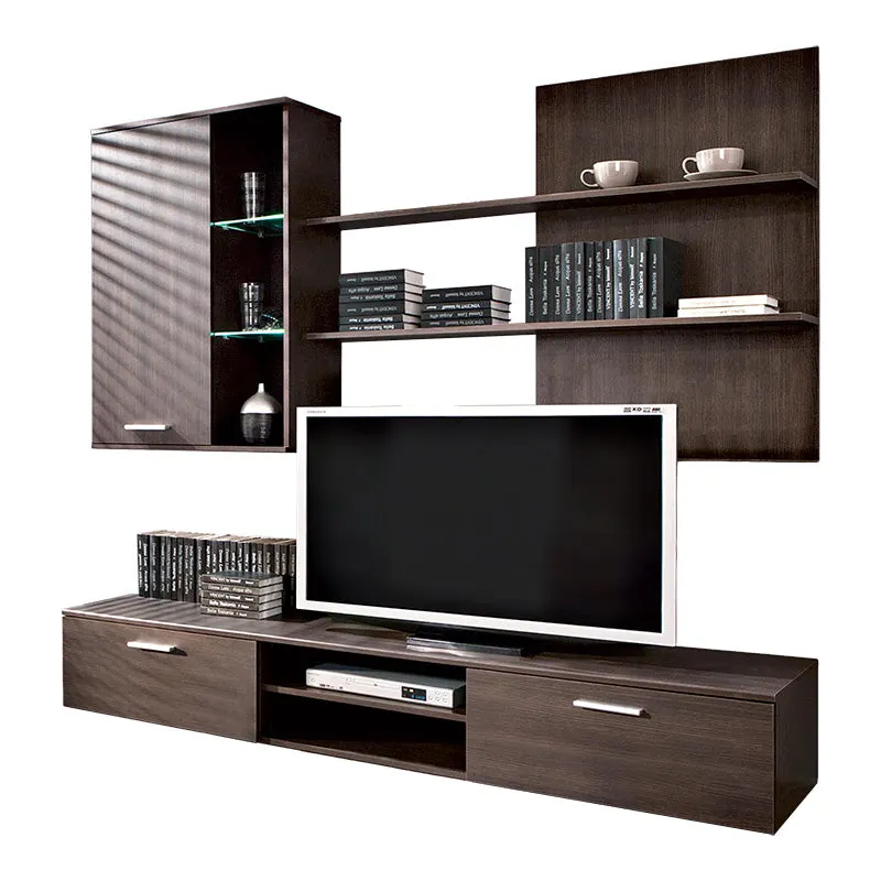 Comoda TV Salome LED, Nuc, 200x41x190 cm - Nuc