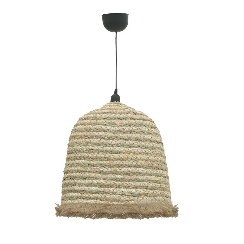 Lustra Nolie din rachita, Natural, D40x99 cm - Natur