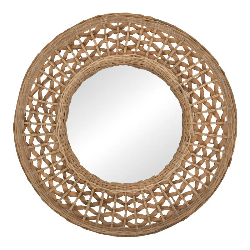 Oglinda Mazun Boho, Natural, 60x60 cm - Natur