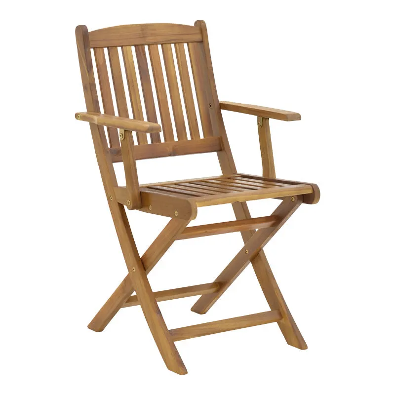 Scaun pliabil de gradina Recofly, Maro, 52x53x85 cm - Natur