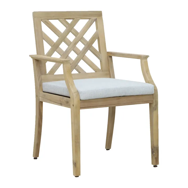 Scaun de gradina Bolen, Bej, 59x63x89 cm - Natur