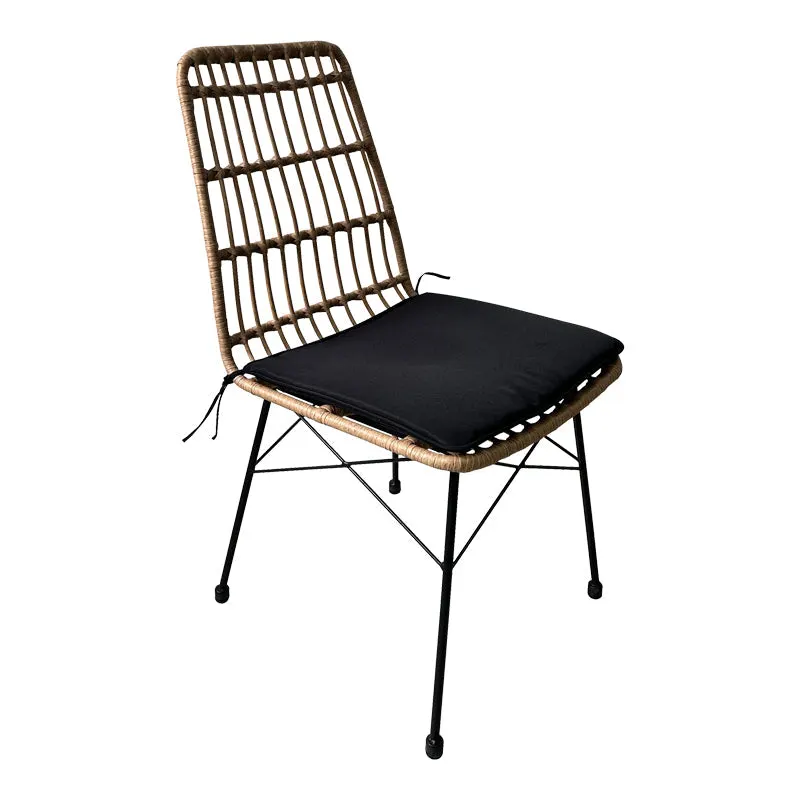 Scaun de gradina Naoki, Maro, 45x60x83 cm - Negru