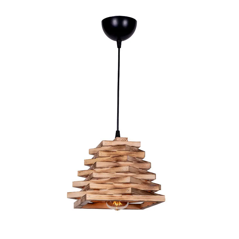 Lustra Ava Ava, Natural-negru, 20x20x65 cm - Natur
