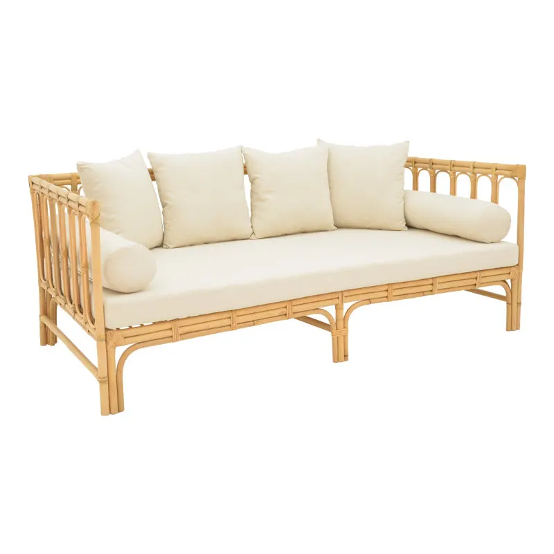 Canapea de gradina Alessa Boho, Natural, 200x100x76 cm - Natur