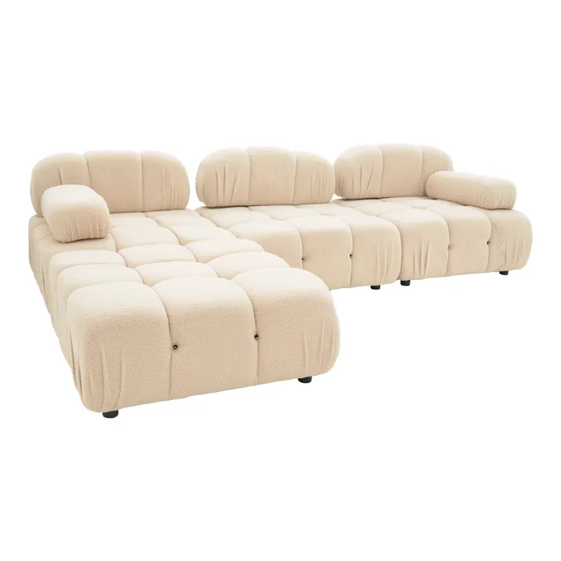 Canapea cu 3 locuri Hypnotic, Bej, 294x98x74 cm - Bej
