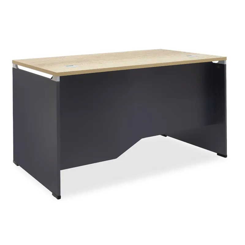 Birou manager Lotus, stejar-Gri inchis, 120x80x75 cm - Stejar