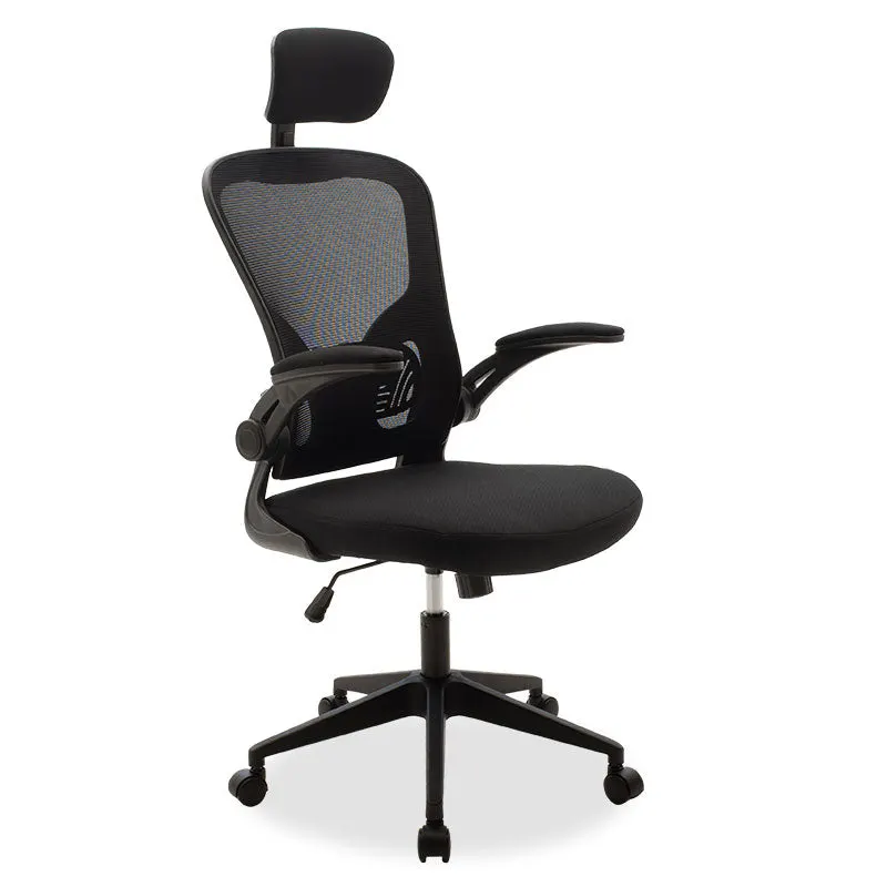 Scaun de birou Manager Ergoline cu plasa, neagra, 65x62 cm - Negru