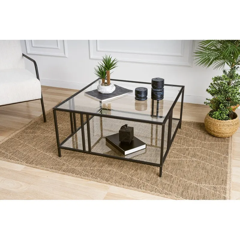 Mobilier Uranüs, 80x80 cm - Negru