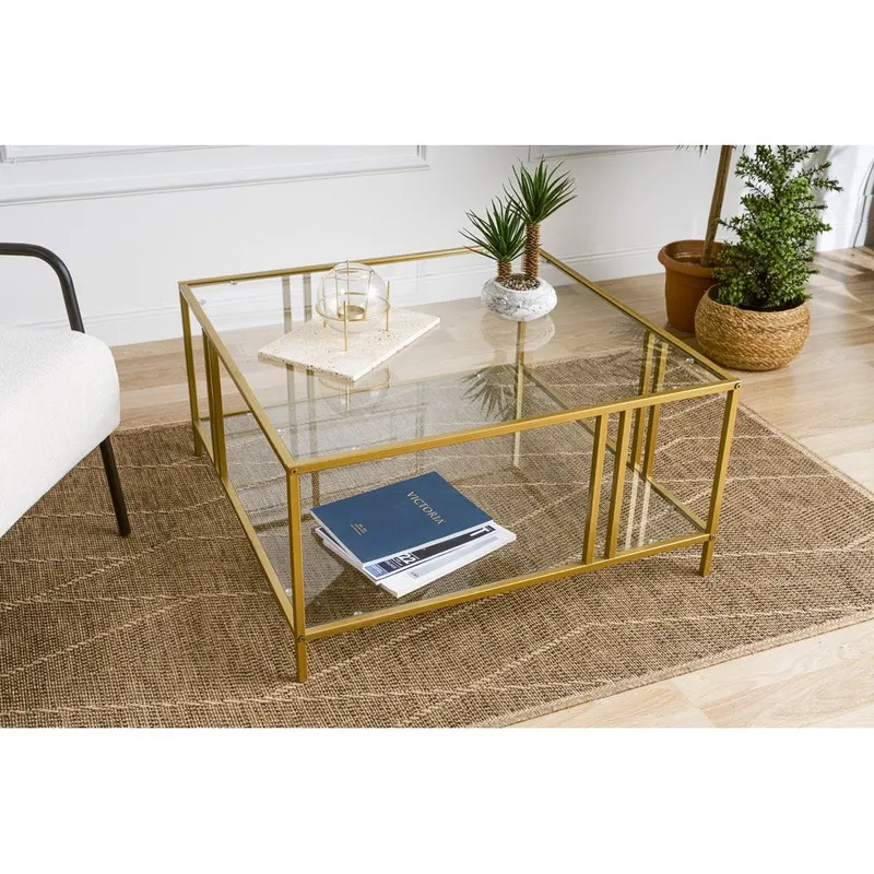 Mobilier Uranüs, 80x80 cm - Auriu