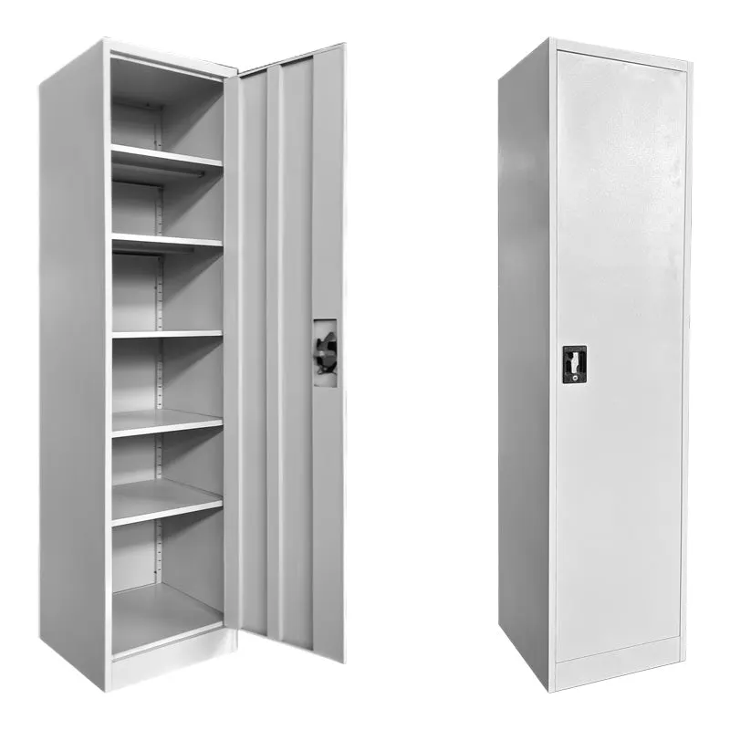 Dulap multifunctional Koya, Metal, 45x50x180 cm - Gri