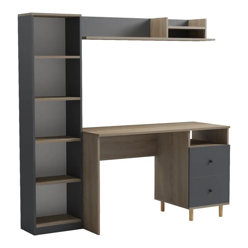 Birou Kontor, 160x50x159 cm - Antracit
