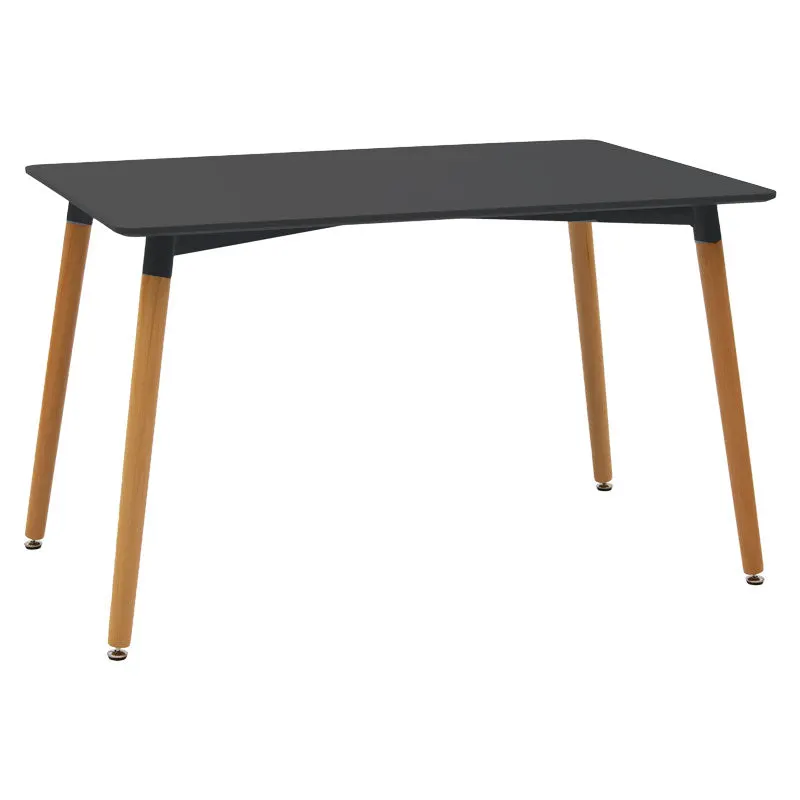 Masa Natali MDF, Negru - Alb, 120x80x76 cm - Negru