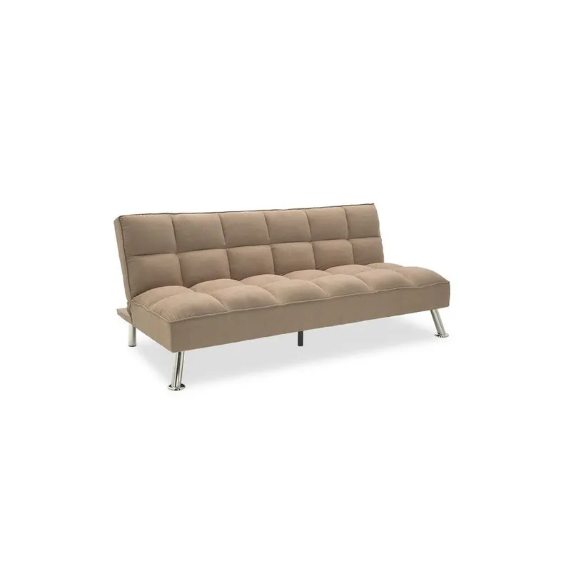 Canapea extensibilă Rebel, material textil, Diverse culori, 189x92x82 cm - Bej