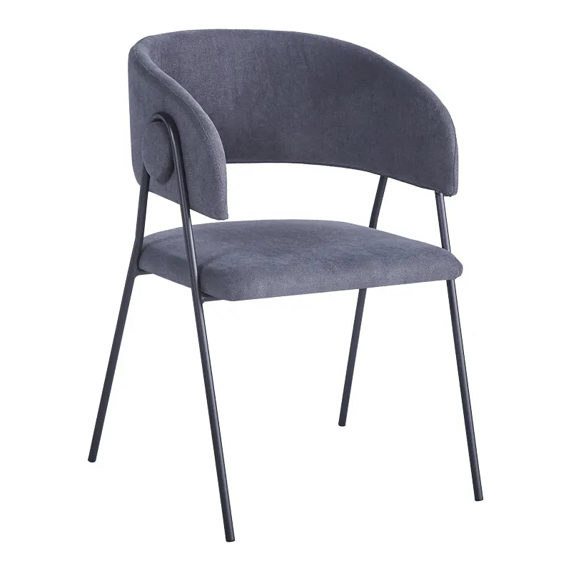 Scaun Rachele cu funcție confort, Antracit - Bej, Picioare Metalice, Negre, 52x65x79 cm - Antracit