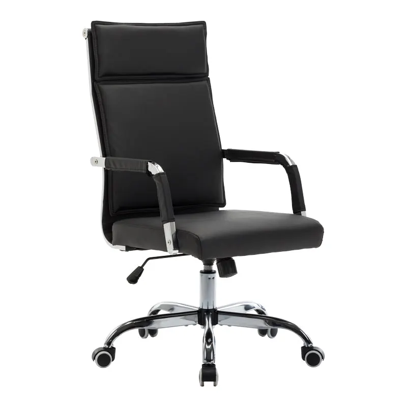 Scaun de birou directorial cu rotile Mavel, Negru, 55x62x100-110 cm - Negru