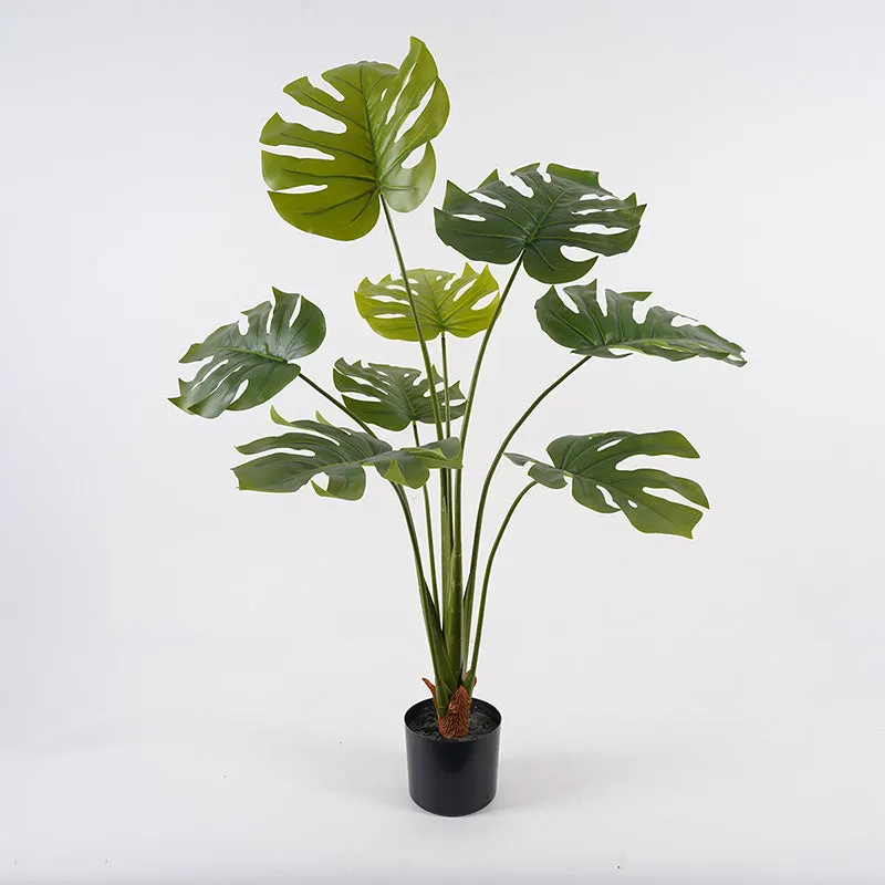 Plantă decorativă artificială cu ghiveci Deliciosa, Plastic, Verde, 94x120 cm - Verde