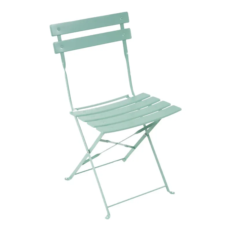 Scaun Bistro pliabil, metalic, Antracit - Verde, 42x46x82 cm - Verde