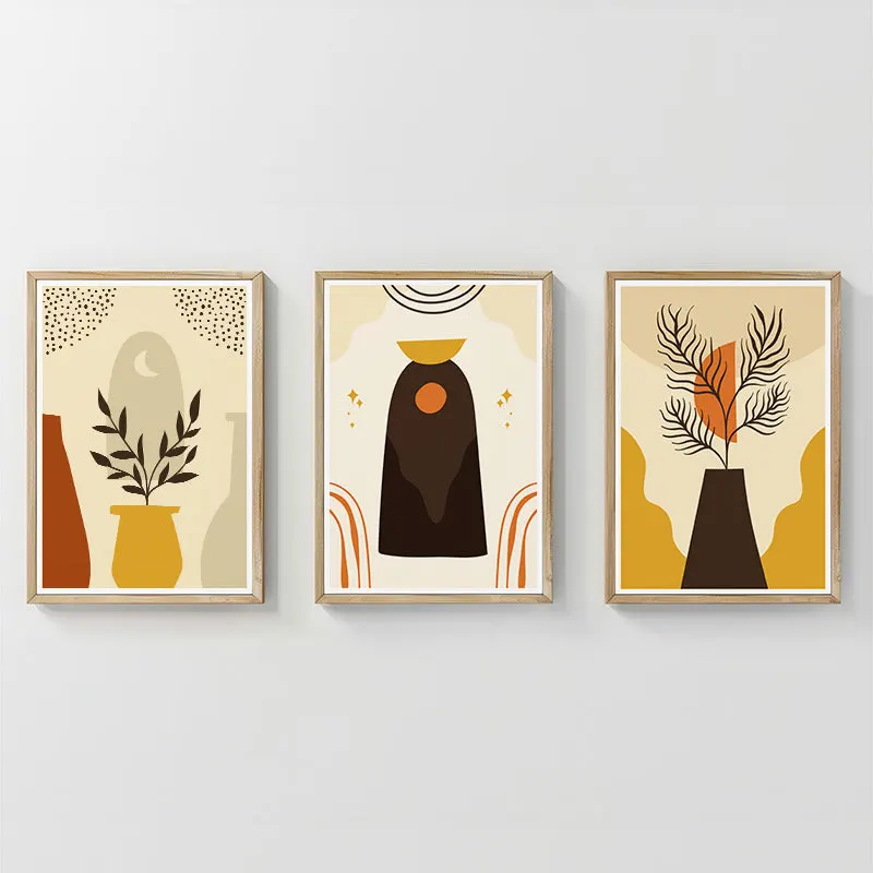 Tablou triptic Caelo, Multicolor, 33x48 cm - Multicolor