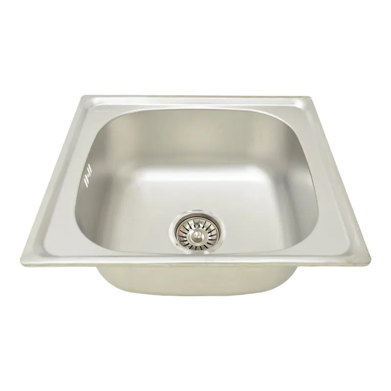 Chiuveta din otel inoxidabil Undir, stil modern, material rezistent, dimensiuni 46x42cm. - Argintiu