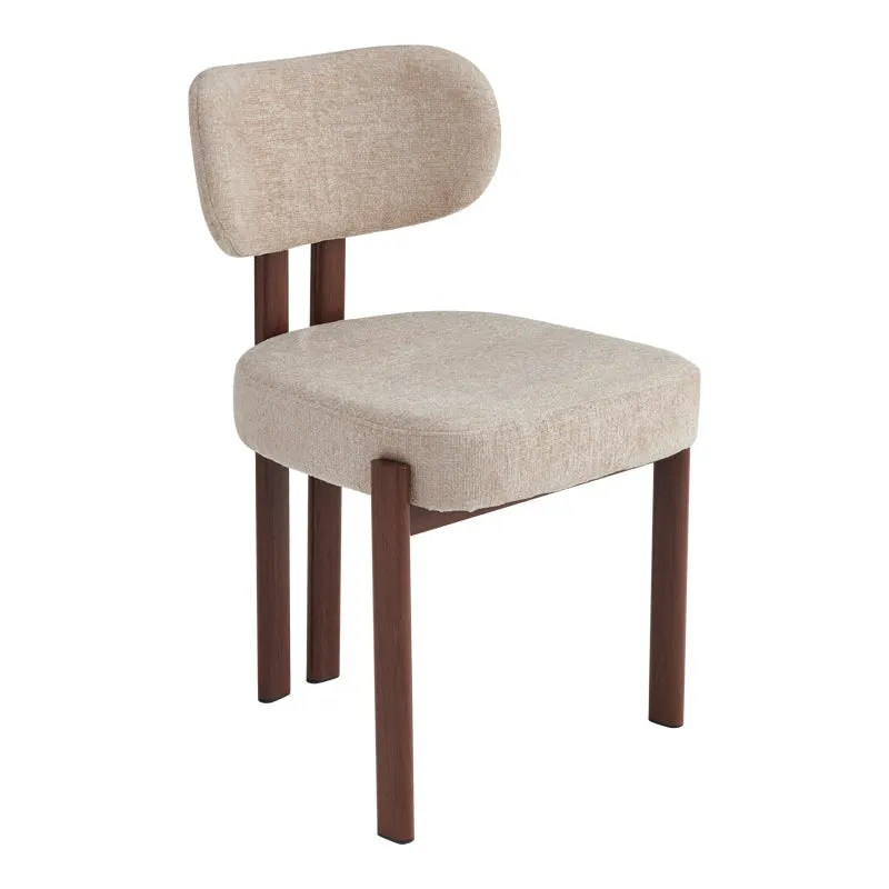 Scaun Glamor, Stofa, 53x51x81 cm - Bej