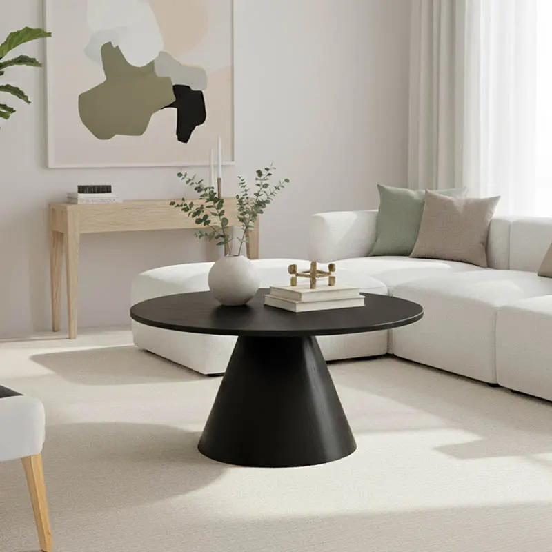 Masuta de cafea, Donda, Stil, Diverse culori, 80x45 cm - Negru