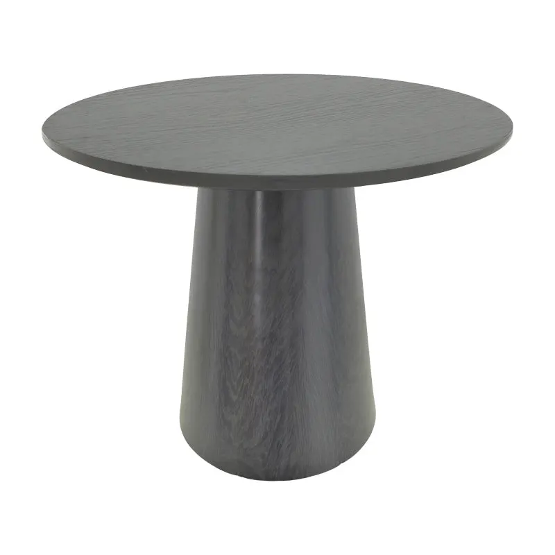 Masa rotunda cu blat, Donda, Neagra, Diametru 100cm x Înaltime 76cm, 100x100x76 cm - Negru