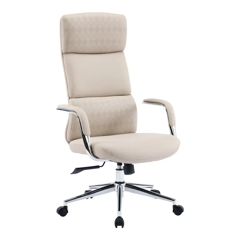 Scaun birou ergonomic Bendona, Bej, 71x78x119-127 cm - Bej