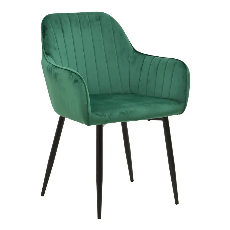 Fotoliu Noor, Catifea, Diverse culori, 58x58x86 cm - Verde