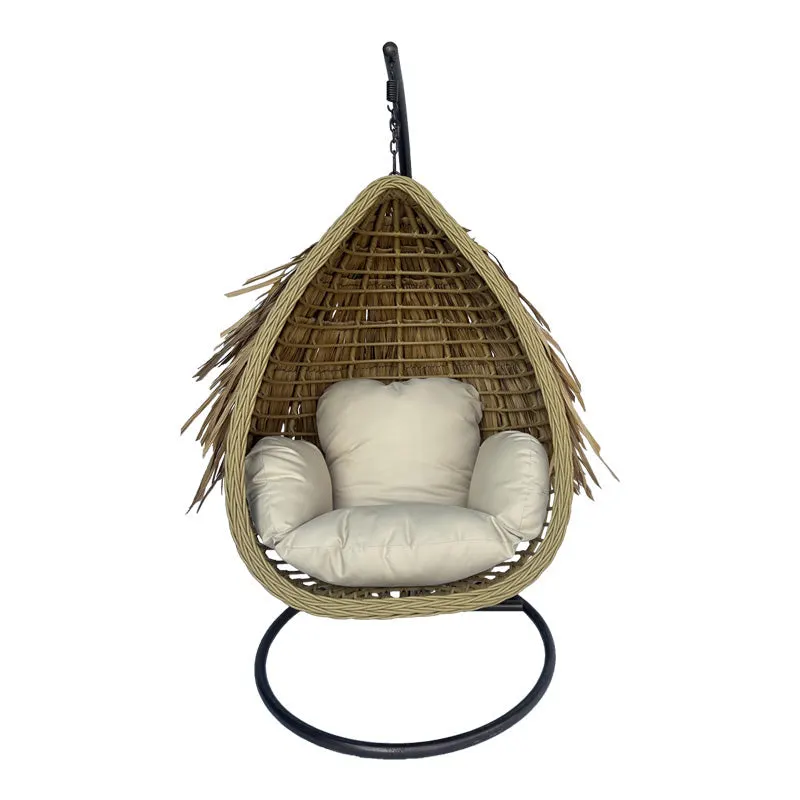 Balansoar Varur, Ratan, 120x105x195 cm - Bej