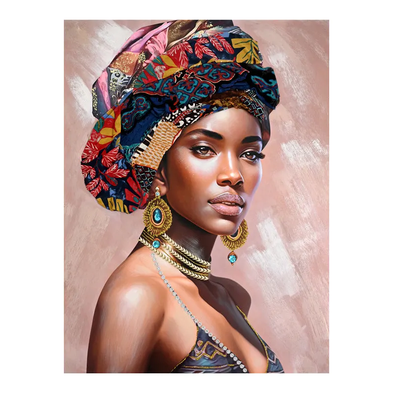 Tablou canvas Facy Africa, Multicolor, 90x120 cm - Multicolor