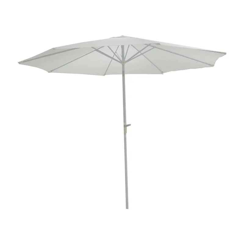 Umbrela de gradina Frow, Alb, 300x300x230 cm - Bej