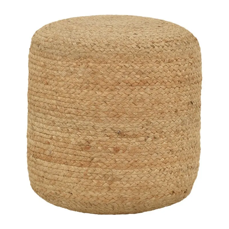 Taburet Ovious bej 100% iuta, 40x40x40 cm - Natur