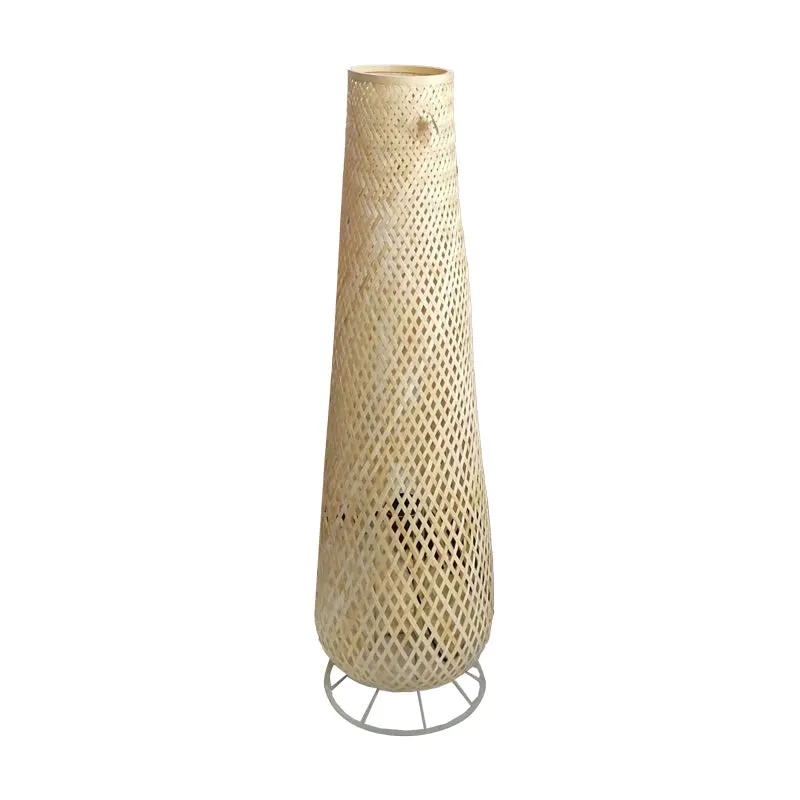 Lampa de podea Solian bambus, Natural, D27x96 cm - Natur