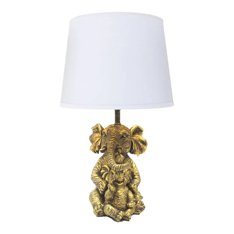 Veioza Eliom metal cupru, alb, 25x25x41 cm - Natur