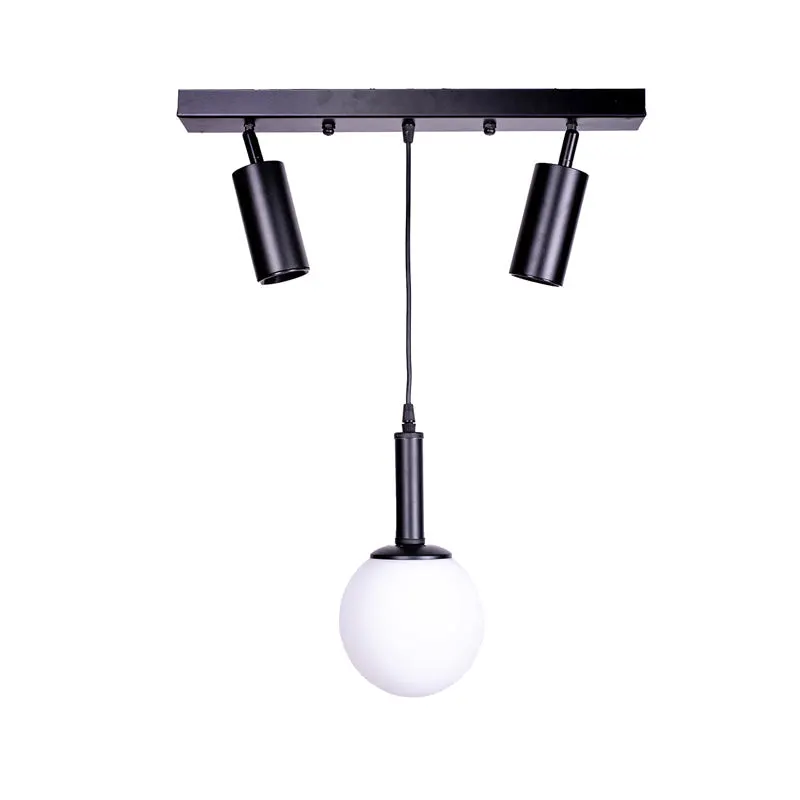 Lustra Barten metal, negru, 45x30x45 cm - Negru