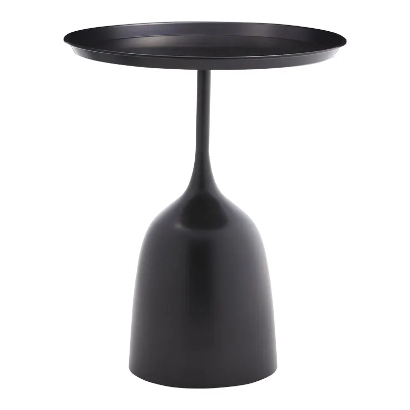 Masuta de cafea AGrile metal, negru, D50x60 cm - Negru