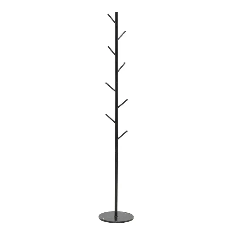 Suport pentru haine Fori metal, negru, 30x30x173 cm - Negru
