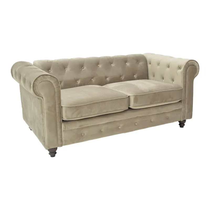 Canapea cu 2 locuri Incredible, Bej, 160x84x67 cm - Bej
