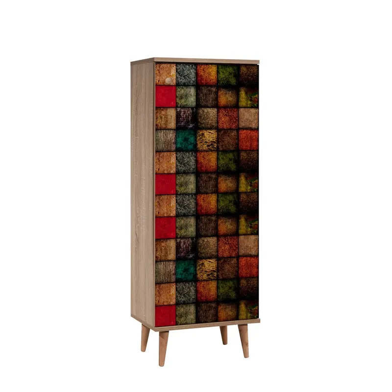Pantofar Leyla, Multicolor, 50x135x38 cm - Multicolor